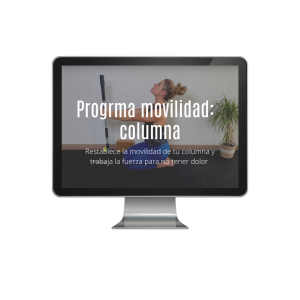 Programa de entrenamiento - Movilidad y fuerza de columna